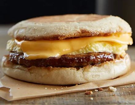 Starbucks Breakfast Sausage, Cheddar & Egg Sandwich
