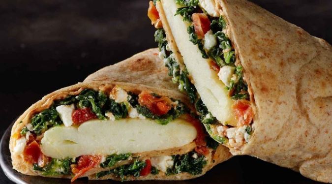 Starbucks Breakfast Spinach, Feta, and Cage Free Egg White Wrap