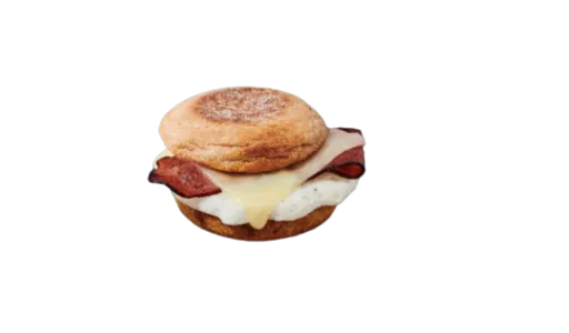 Bacon-Style Turkey, Cheddar & Egg White Sandwich
