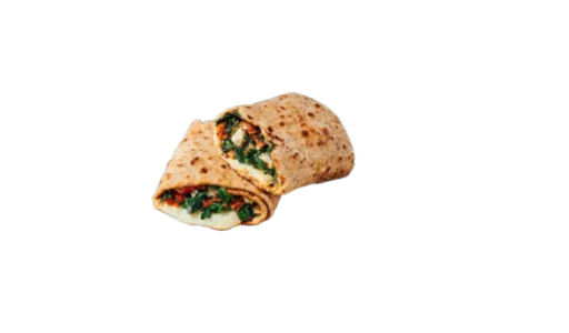 Spinach, Feta and Cage Free Egg White Wrap