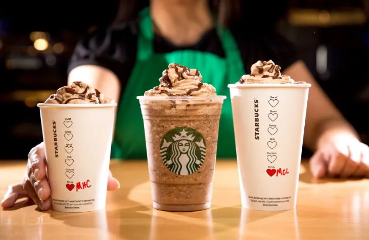 Starbucks drinks list