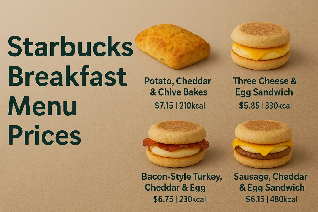 Starbucks Breakfast Menu Prices