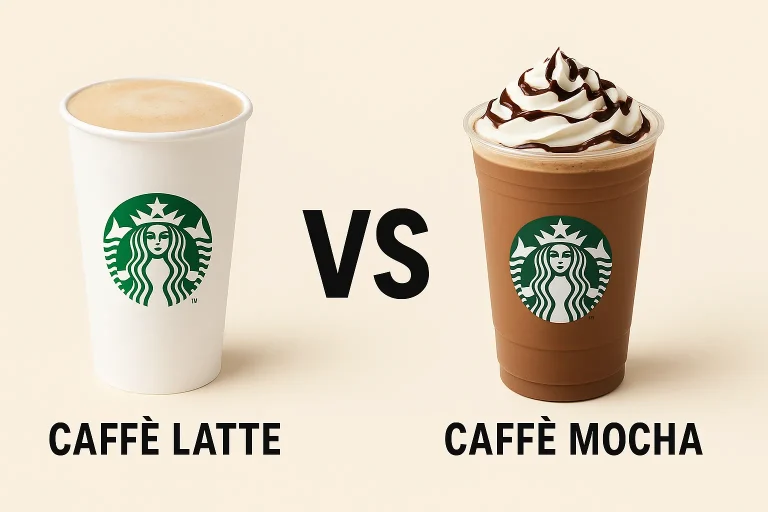 Starbucks Caffè Latte vs. Caffè Mocha