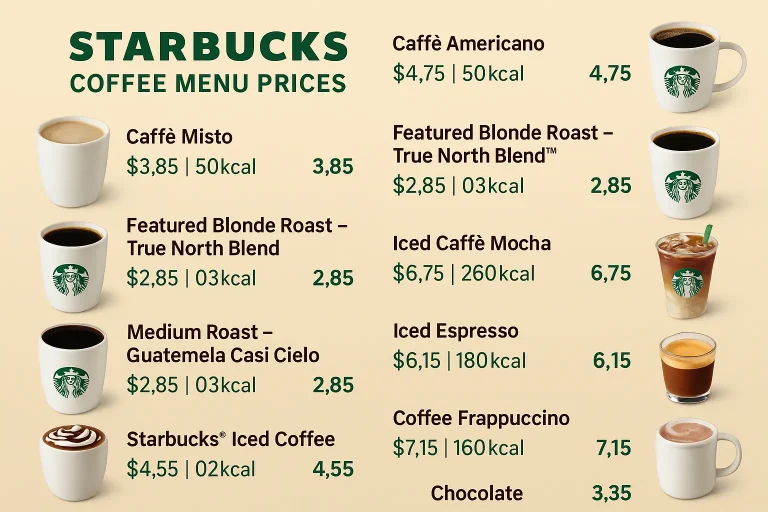Starbucks Coffee Prices