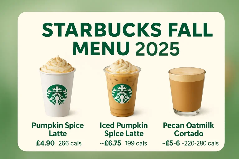Starbucks Fall Menu 2025