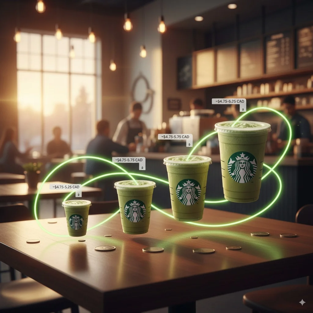 Starbucks Matcha Latte Prices and Sizes