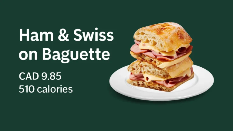 Ham & Swiss on Baguette