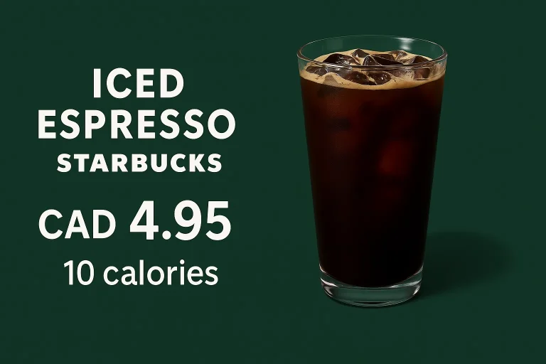 Starbucks Iced Espresso Canada