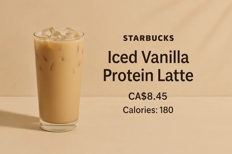 Starbucks Iced Vanilla Protein Latte