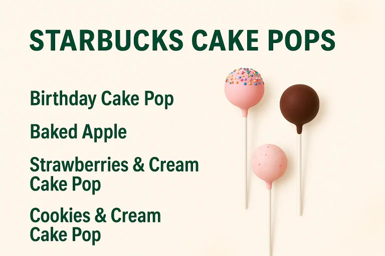 Starbucks cake pops list