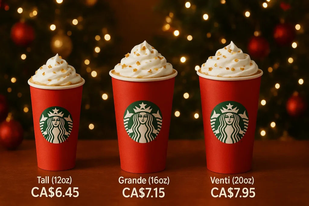 Caramel Brûlé Latte Price
