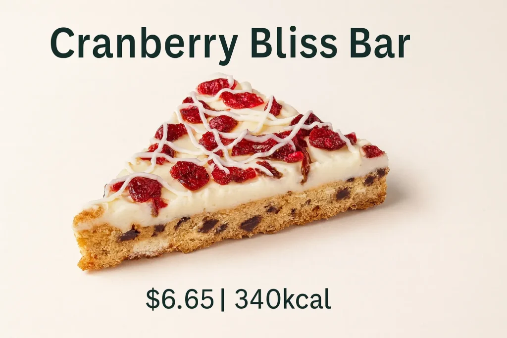Cranberry Bliss Bar