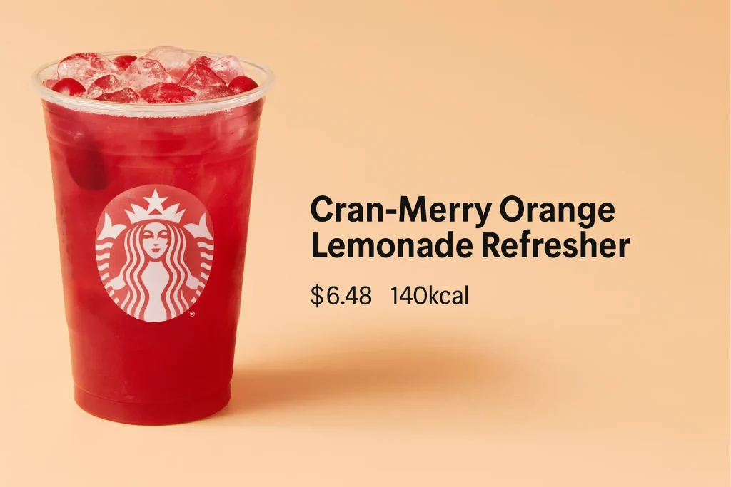 Cran‑Merry Orange Lemonade Refresher