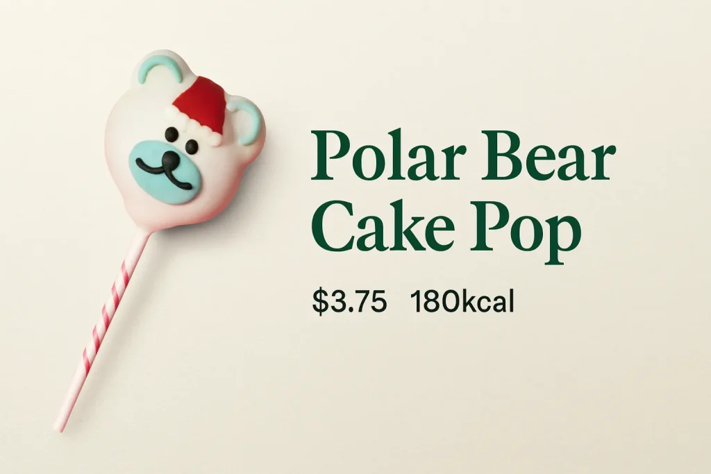 Polar Bear Cake Pop