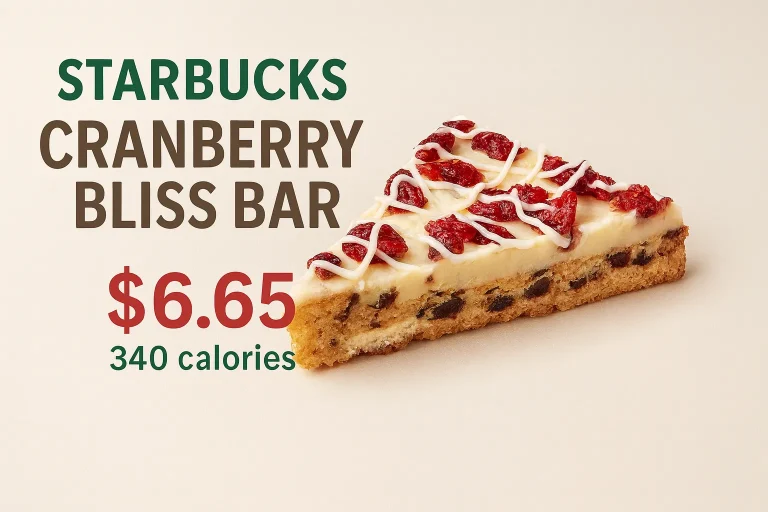 Starbucks Cranberry Bliss Bar