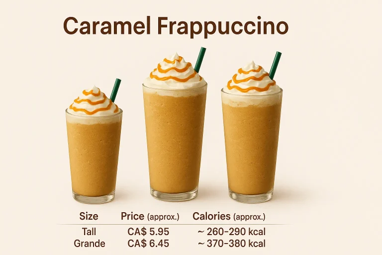 Starbucks Caramel Frappuccino Prices