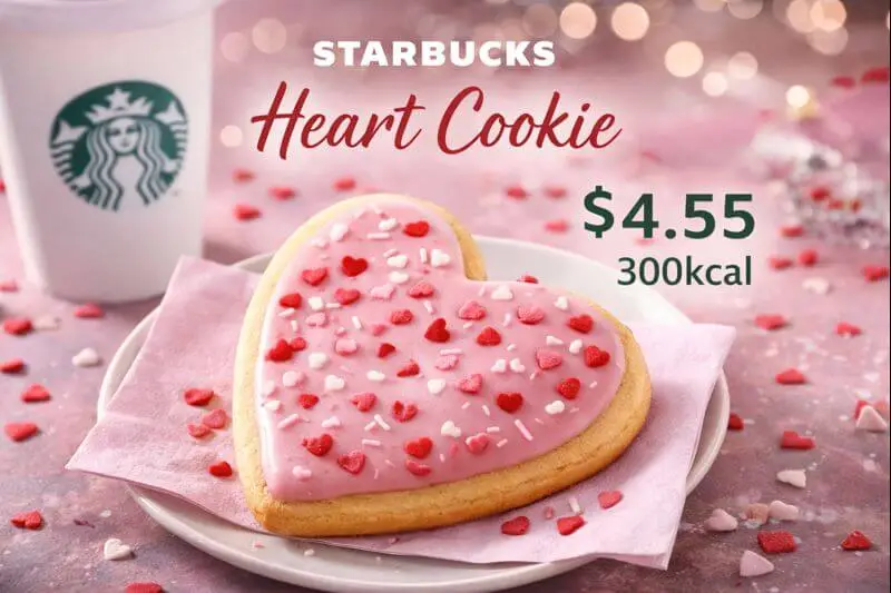 Starbucks Heart Cookie Price